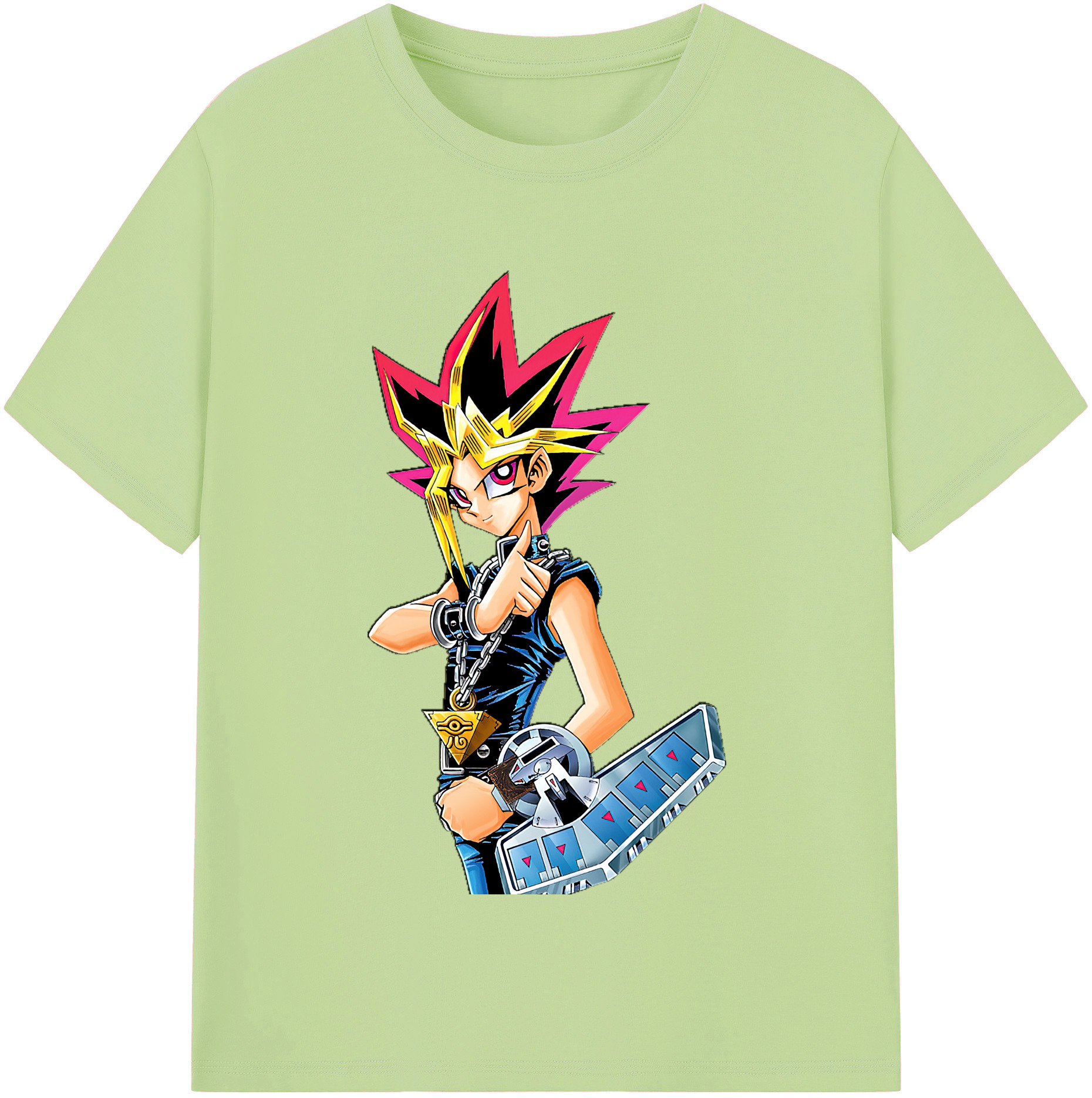 （画像用） 遊☆戯☆王 Yu-Gi-Oh! 綿100％半袖Tシャツ（フロントプリント）